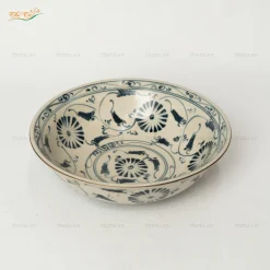 Tô Nông Men Rạn Vẽ Cúc Dây