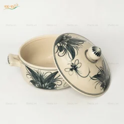 Âu Cơm Men Rạn Vẽ Chuồn