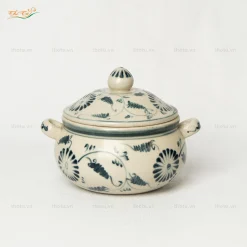 Âu Cơm Men Rạn Vẽ Cúc Dây