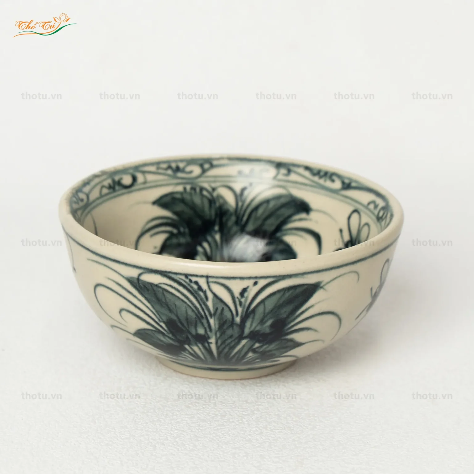 Bát Cơm Men Rạn Vẽ Chuồn