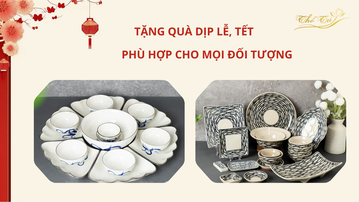 Bát đĩa Thổ Tú