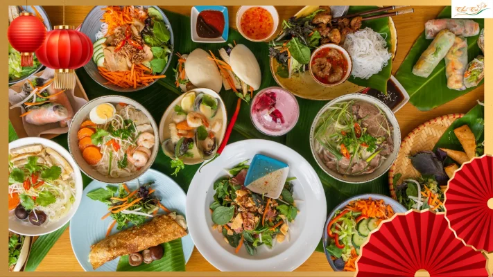 Mâm cỗ cưới miền Trung rất sự đầy đặn và đa dạng