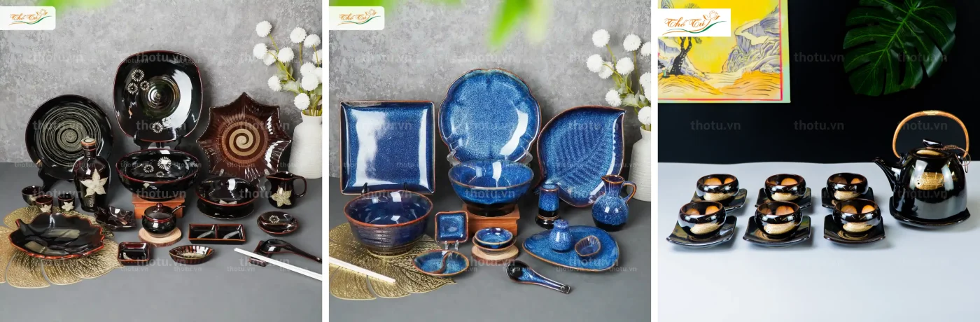 Bát đĩa Thổ Tú