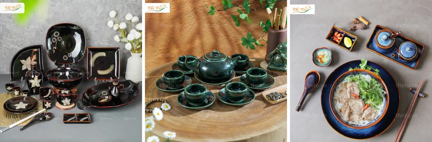 Bát đĩa Thổ Tú