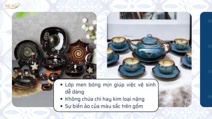 Dòng gốm men hoả biến vừa có giá trị thẩm mỹ nghệ thuật vừa có độ bền vĩnh cửu
