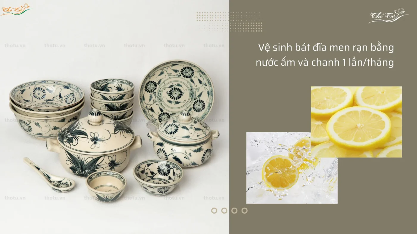 Bát đĩa Thổ Tú