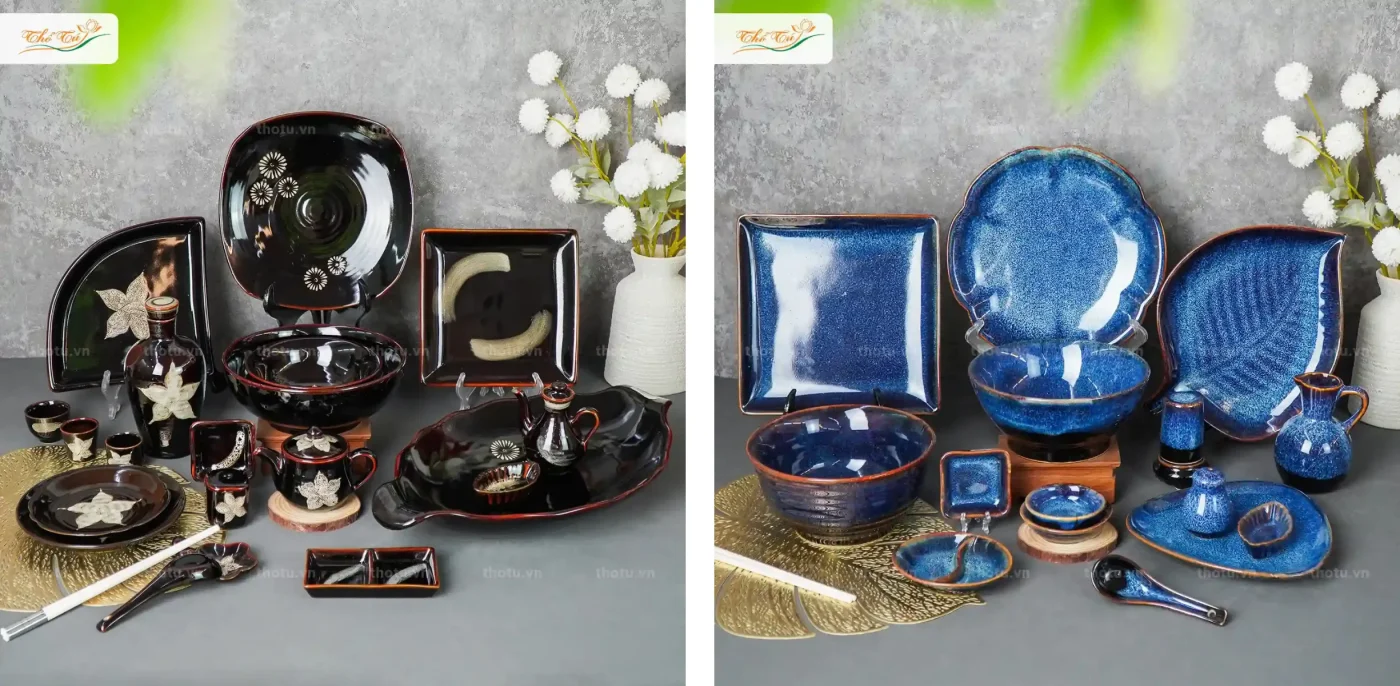 Bát đĩa Thổ Tú