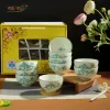 Bộ Bát Cơm Sen Xanh