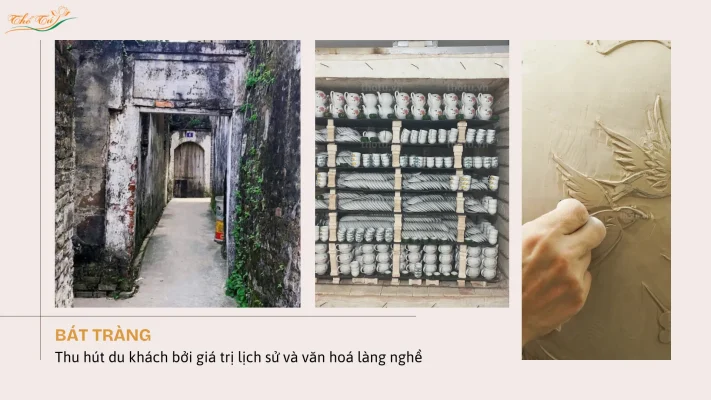 Bát Tràng thu hút du khách bởi giá trị lịch sử và văn hoá làng nghề