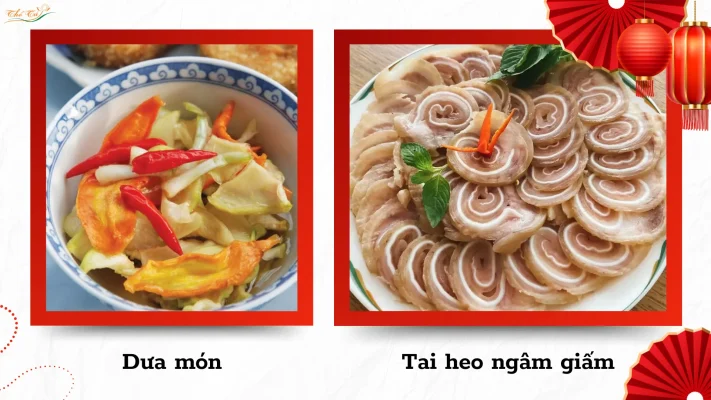 Nhóm món chua trong mâm cỗ Tết miền Trung