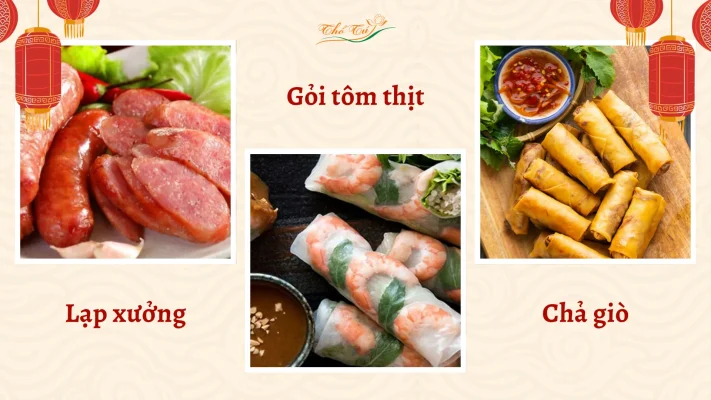 Một số món phụ khác trong mâm cỗ Tết miền Nam