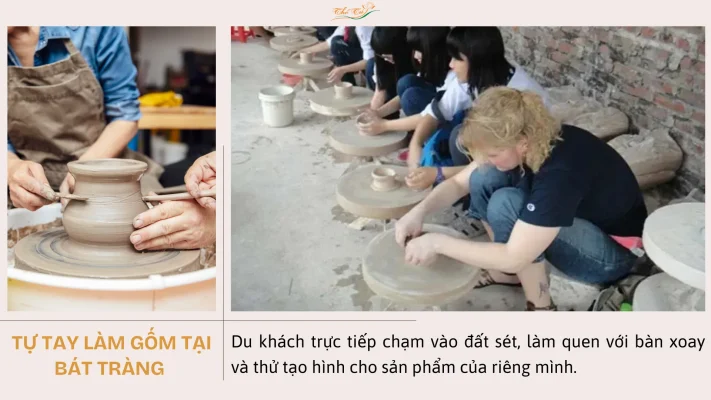Trải nghiệm tự tay làm gốm Bát Tràng