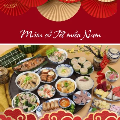 Mâm cỗ ngày Tết miền Nam