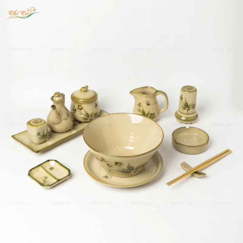 Bát đĩa Thổ Tú