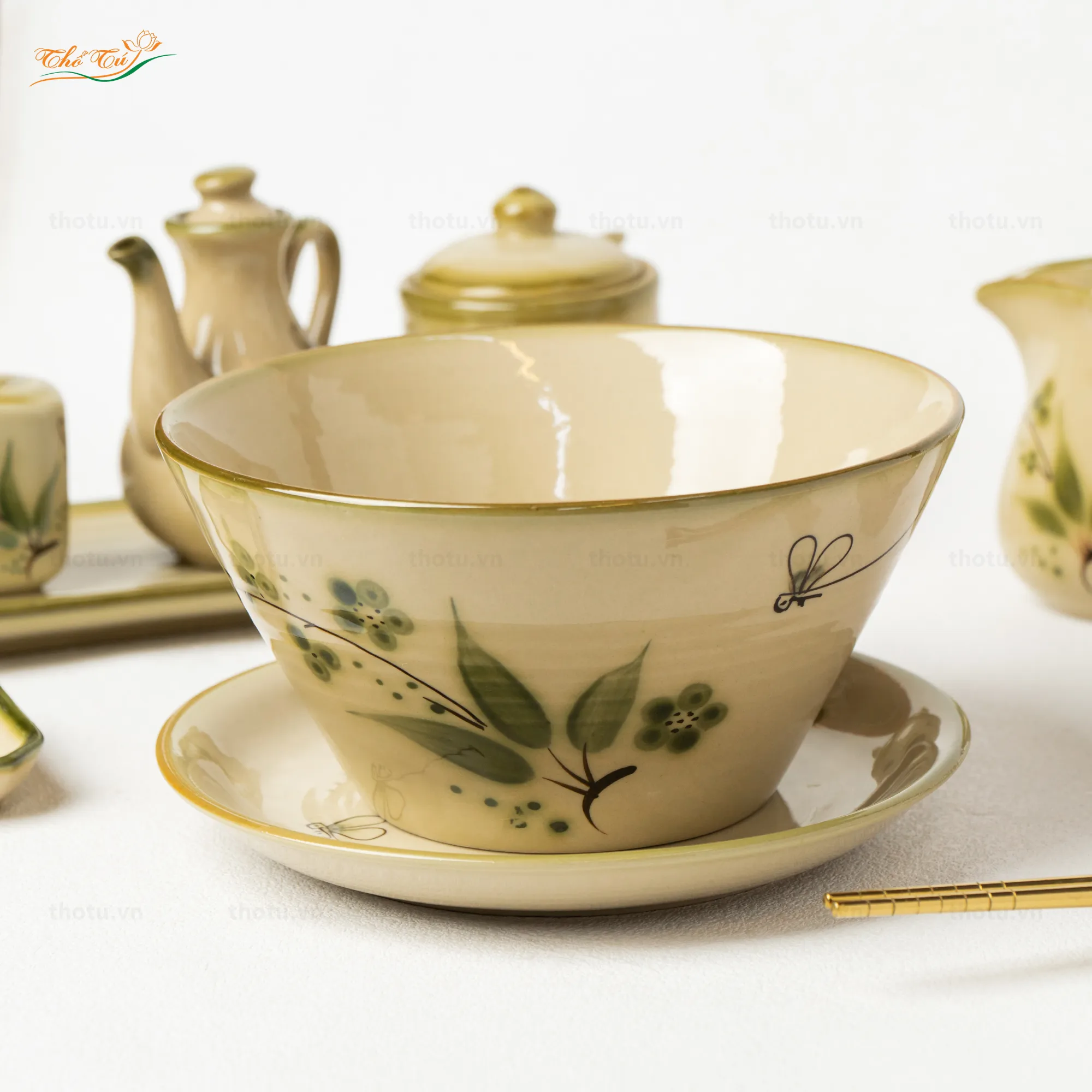 Tô Phở Cắt Chuồn Trúc Bát Tràng Tô Phở Cắt Chuồn Trúc Bát Tràng