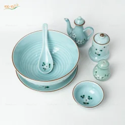 Tô Phở Sâu Men Lam Đào Trắng