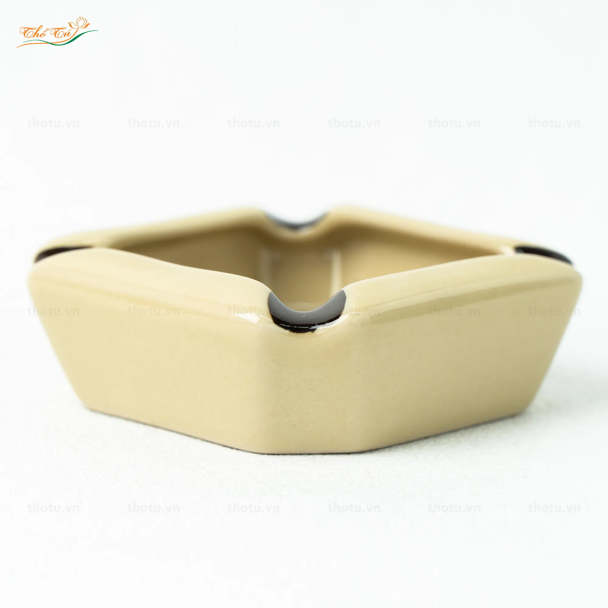 Gạt Tàn Hoa Sứ Đỏ 3D Gạt Tàn Hoa Sứ Đỏ 3D