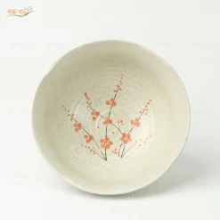 Tô Sâu Men Gấm Hoa Đào Bát Tràng