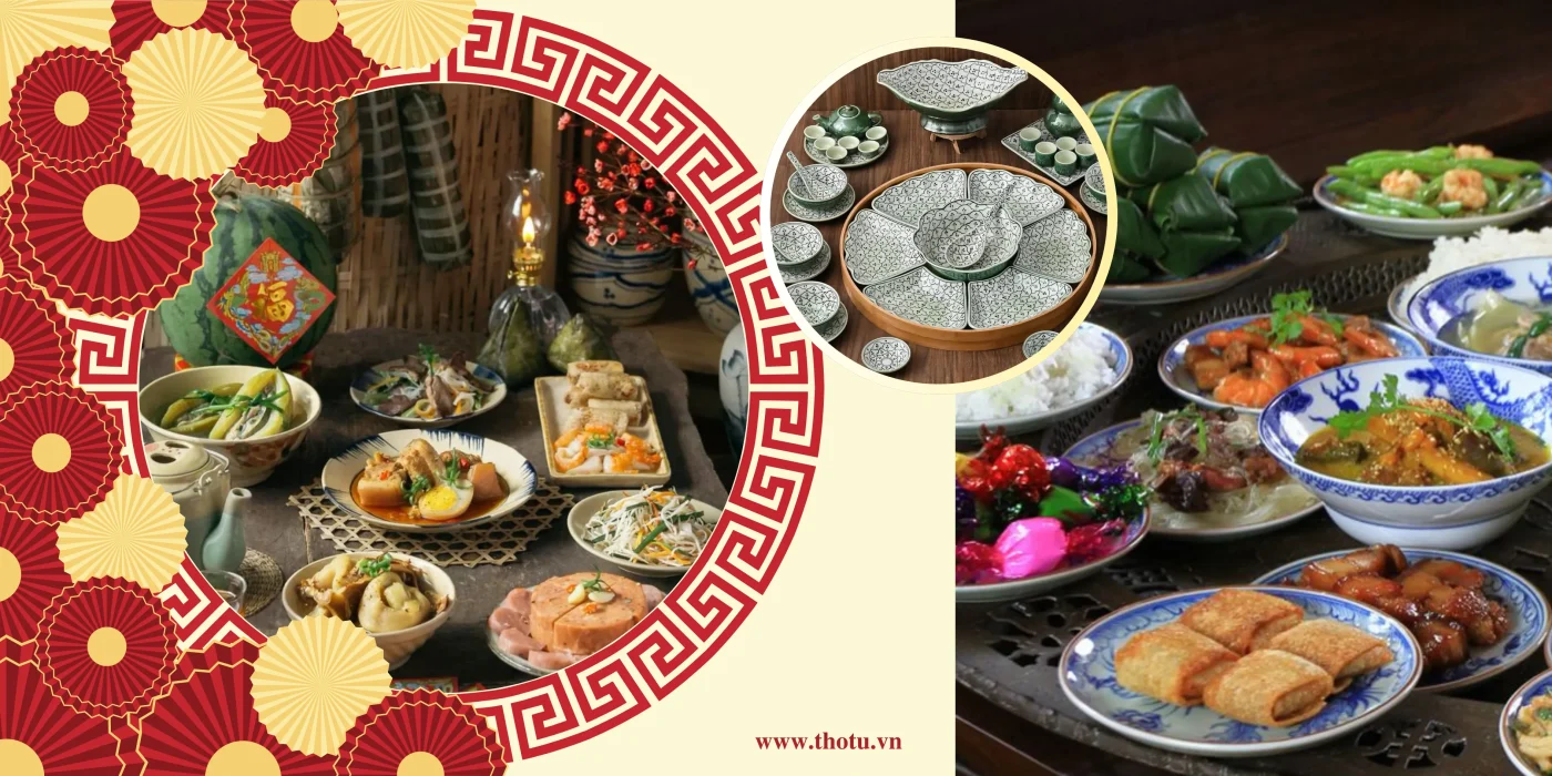 Mâm Cỗ Tết Miền Trung: Tinh Hoa Ẩm Thực Và Nét Đẹp Gốm Thổ Tú