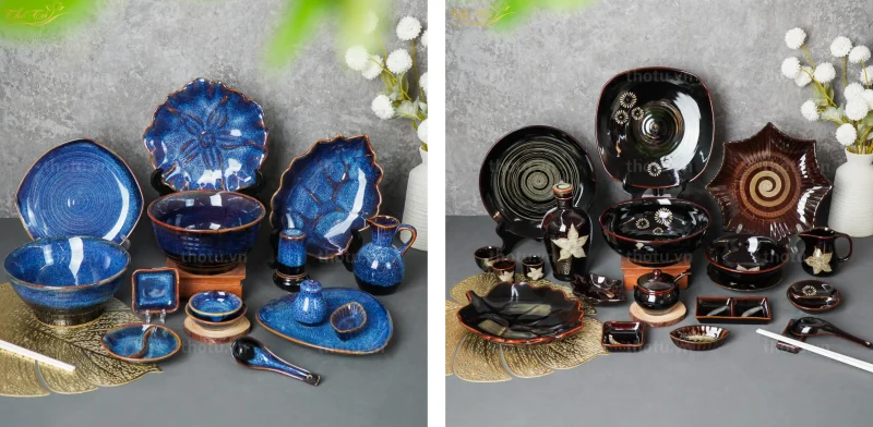 Bát đĩa hoả biến cho không gian hiện đại