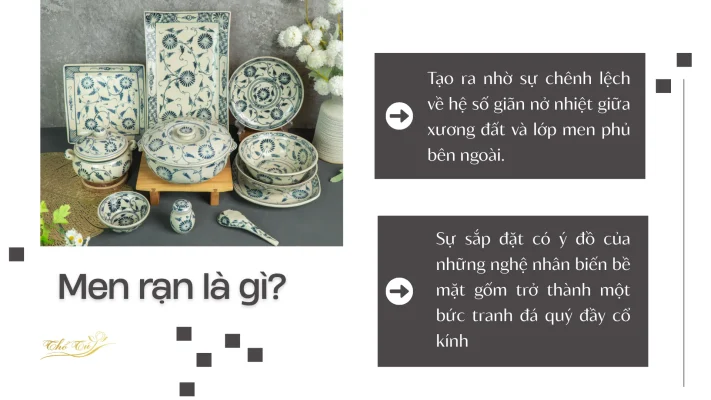 Bát đĩa men rạn Bát Tràng
