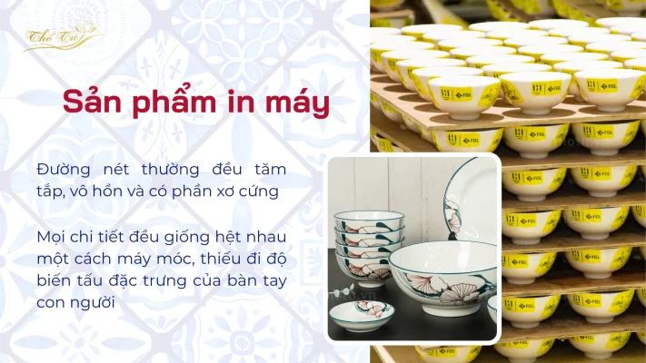 Các đường nét in decal đều và hoàn hảo, thiếu phần hồn