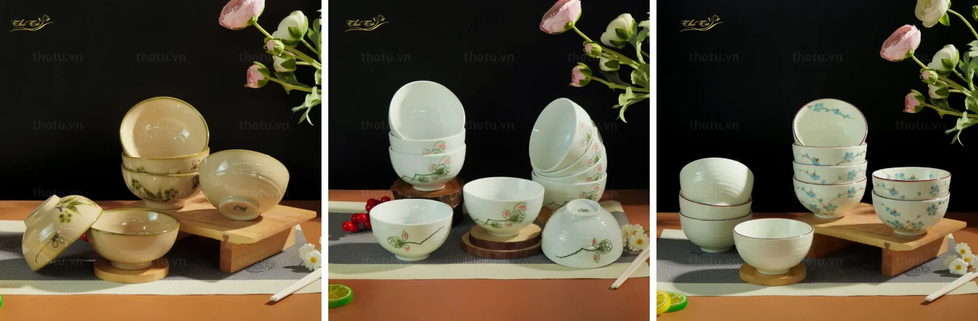 Bát đĩa Thổ Tú