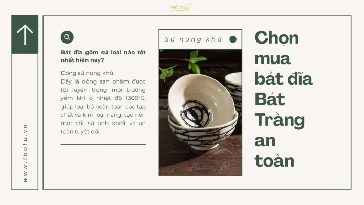 Kinh nghiệm chọn mua bát đĩa gốm sứ an toàn