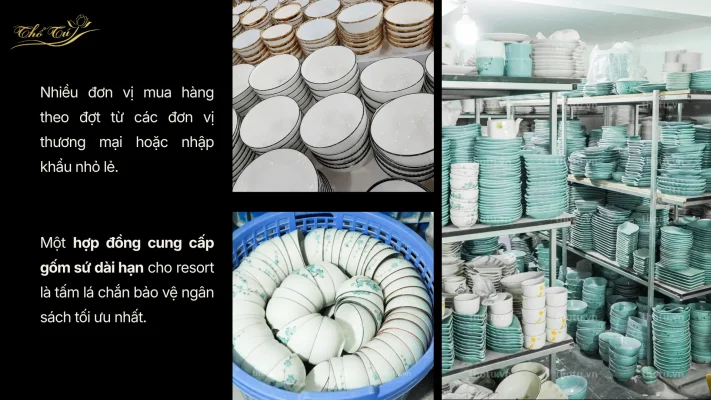 Quan tâm đến hợp đồng cung cấp gốm sứ dài hạn