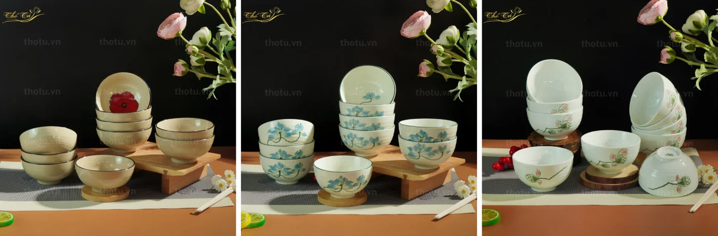 Bát đĩa Thổ Tú