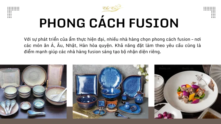 Khả năng sản xuất theo yêu cầu là điểm mạnh của gốm sứ