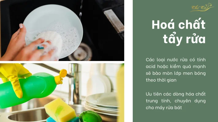 Sử dụng hoá chất phù hợp