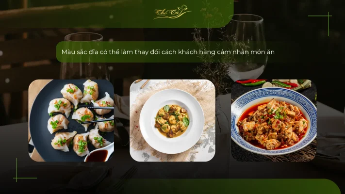 Màu sắc đĩa có thể làm thay đổi cách cảm nhận món ăn