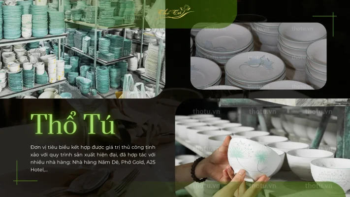 Thổ Tú - Đơn vị cung cấp bát đĩa nhà hàng chất lượng