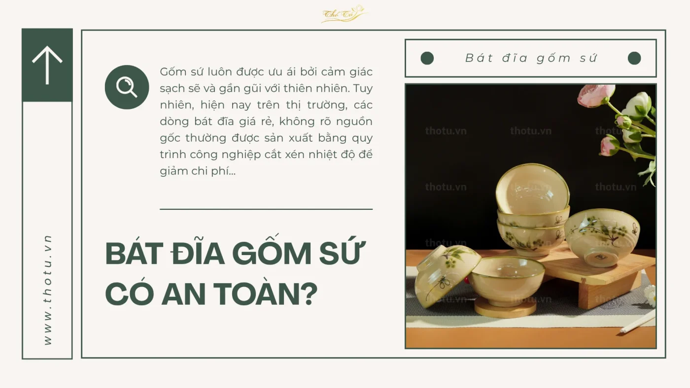 Bát đĩa Thổ Tú