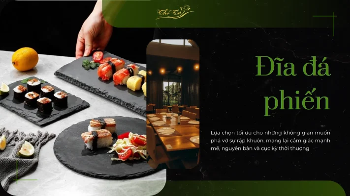 Đĩa đá phiến hiện đại, cao cấp