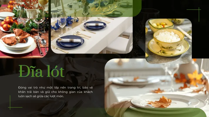 Đĩa lót (charger plate)
