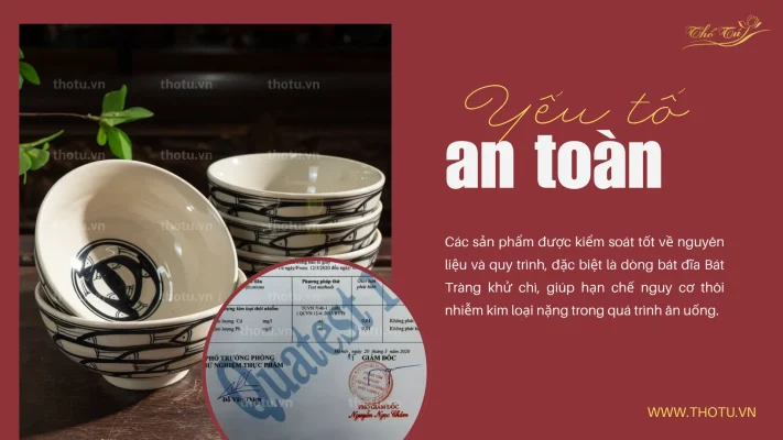 Chú trọng yếu tố an toàn cho sức khoẻ khi chọn mua bát đĩa