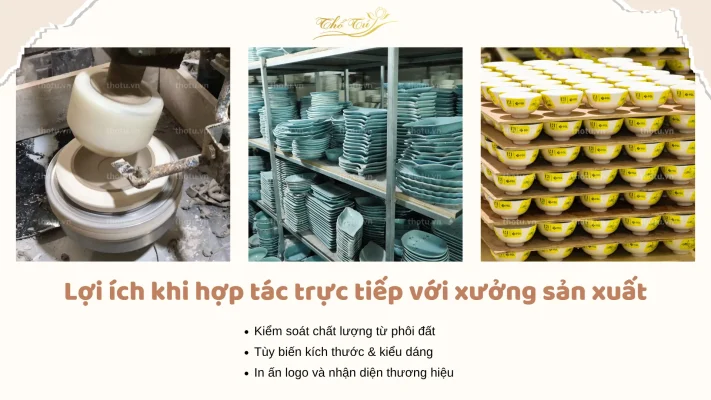 Lợi ích khi đặt mua bát đĩa nhà hàng tại xưởng sản xuất trực tiếp