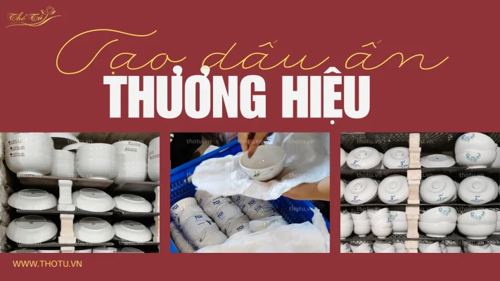 Tạo dấu ấn với thực khách nhờ bát đĩa in logo