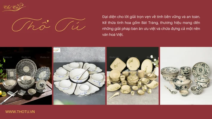 Bát đĩa Thổ Tú - Lựa chọn hàng đầu cho các nhà hàng,khách sạn