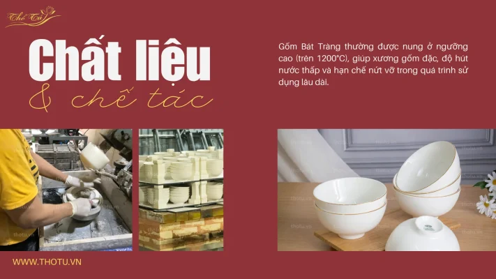 So sánh gốm Bát Tràng và Trung Quốc về mặt chất liệu và kĩ thuật