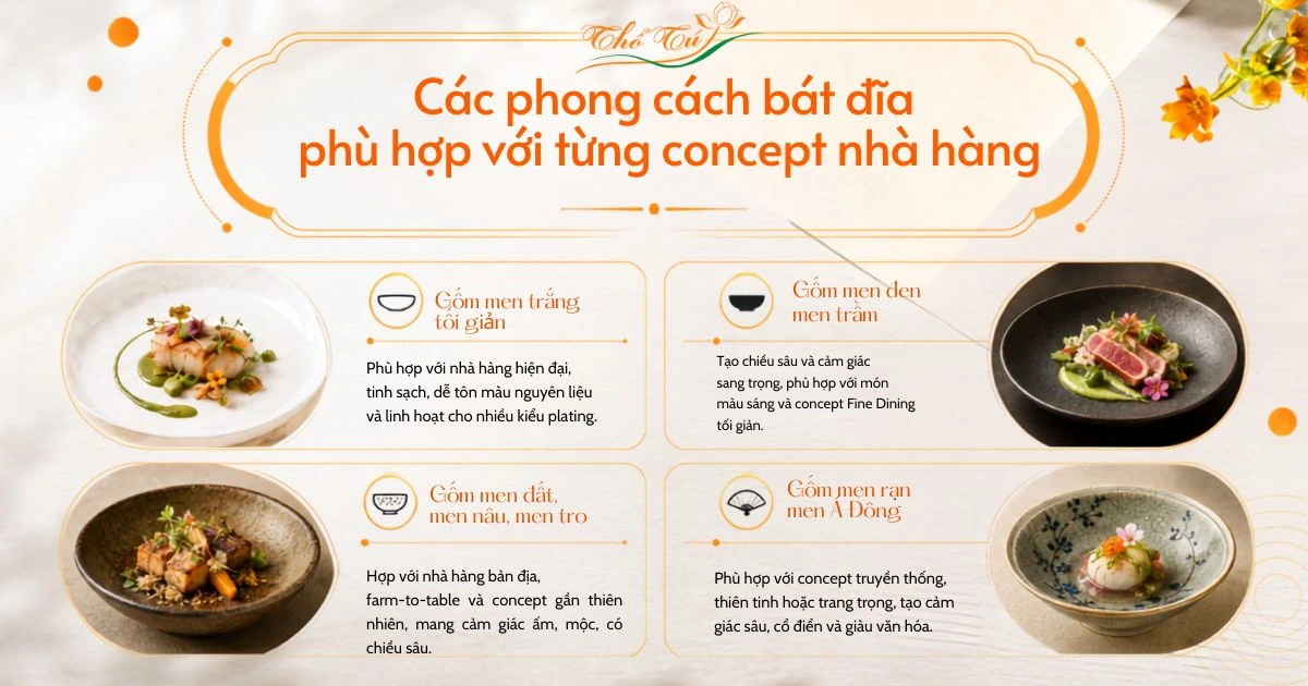 Bát đĩa Thổ Tú