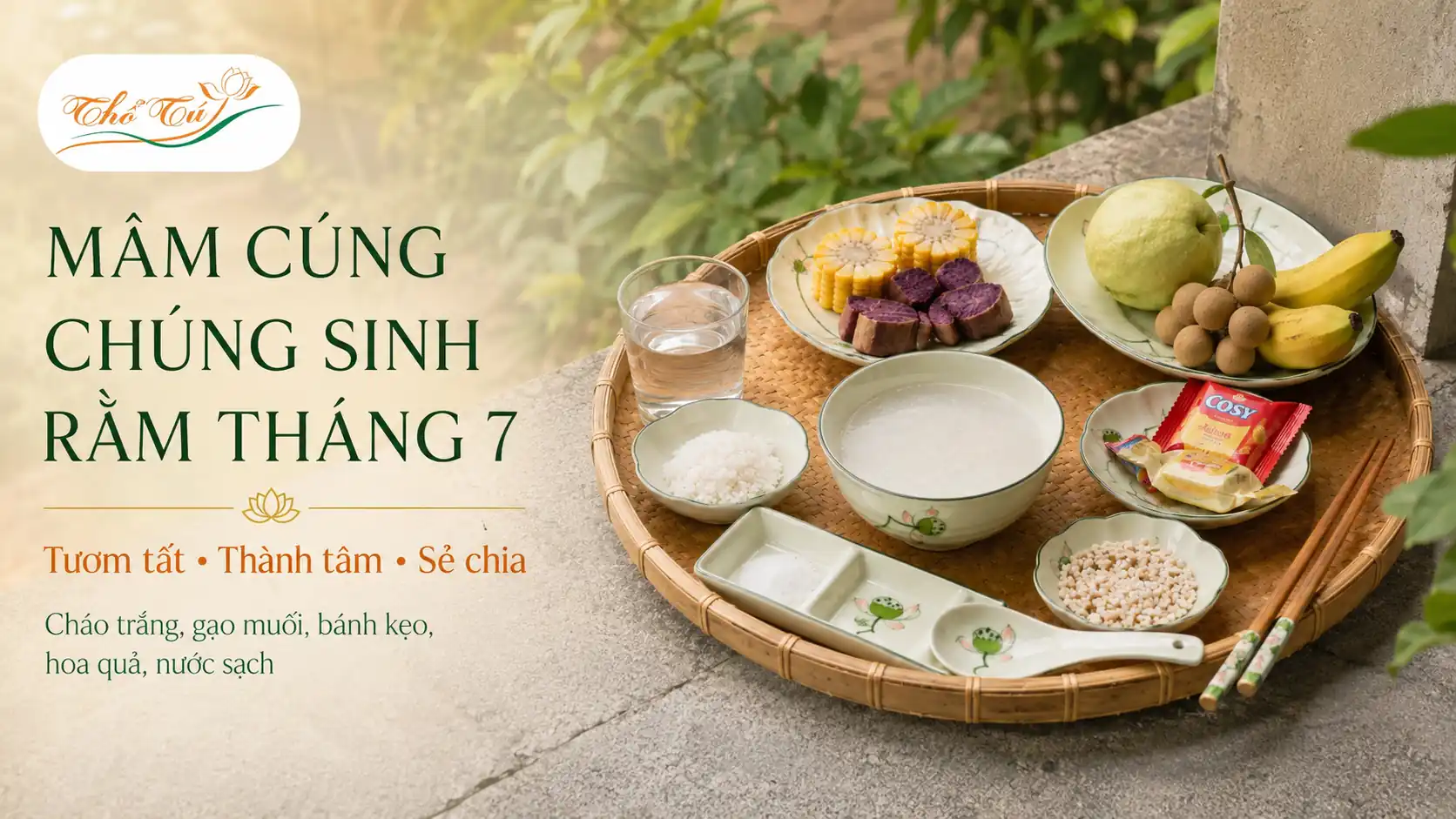 mâm cúng chúng sinh