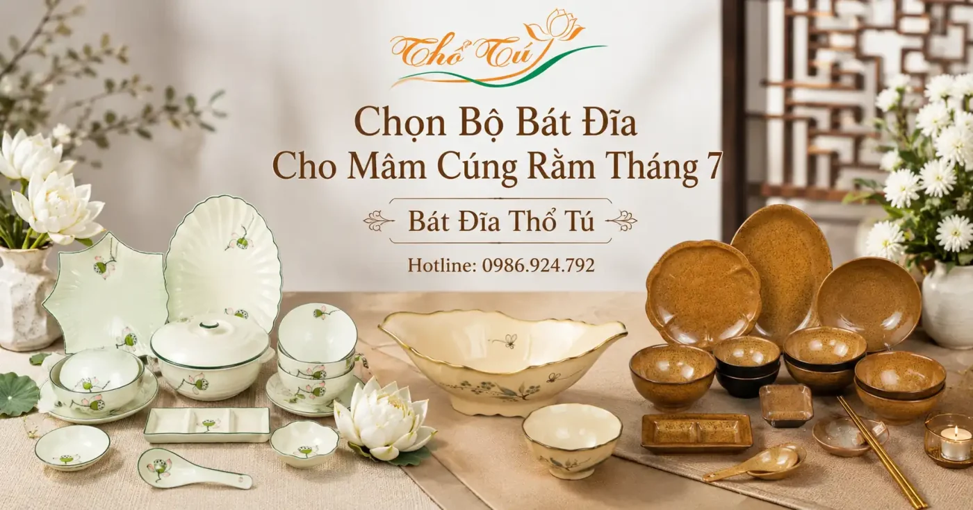Bát đĩa Thổ Tú