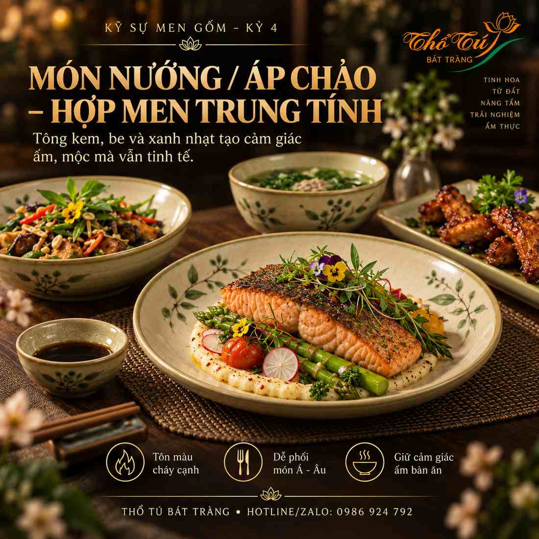 phối màu món ăn sao cho đẹp mắt